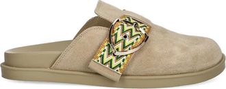 Blauer Glade04 suède muiltjes - Beige