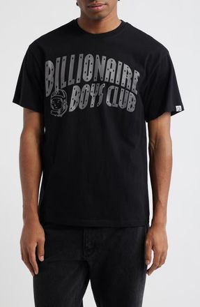 Billionaire Boys Club Curve Logo Short Sleeve Graphic T-Shirt in Black at Nordstrom, Size Xx-Large