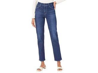 AG - Adriano Goldschmied Saige High-Rise Straight Leg Jeans in Easy Street Womens Jeans Easy Street : 24, Cotton/Denim/Elastane