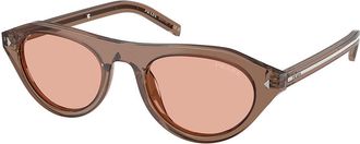 Prada PR B15S 28I50W Womens Sunglasses Brown Size 51