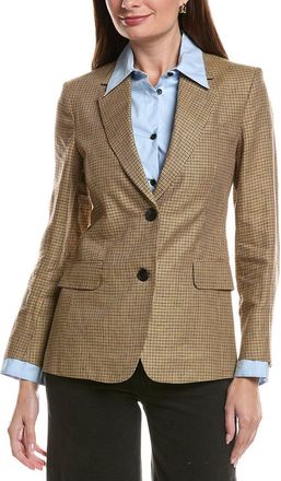 Rag & Bone Rag & Bone Frank Poplin Plaid Linen Blazer