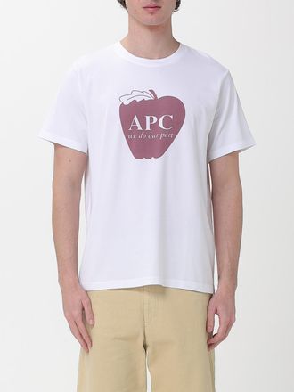 A.P.C. T-shirt in cotone stampata A. P.C
