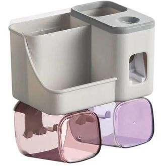 OEM Soporte De Pared Moderno Y Pr&aacute;ctico Para Cepillos De Dientes, Ideal Para Guardar El Cepillo Y La Pasta De Dientes A Diario. - Crezuo