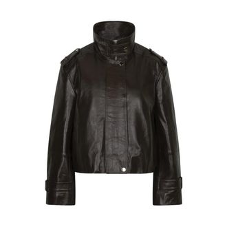 Dante6 Kleo Leren Jas - Dames - Jassen - Bruin - Maat: XL Leer