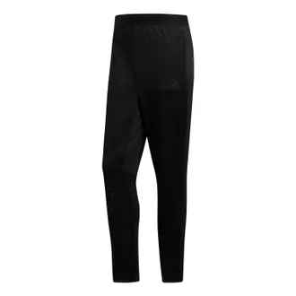 adidas City Base Pant Solid Color Basic Sports Pants Black FJ5135