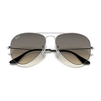 Ray-Ban Sunglasses, unisex, Gray, Size: 58 MM Aviator Gradient