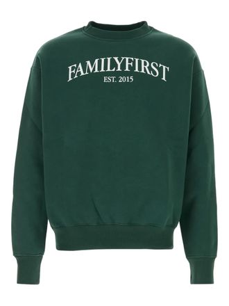Family Fir$t Milano crew-neck logo sweatshirt - Green