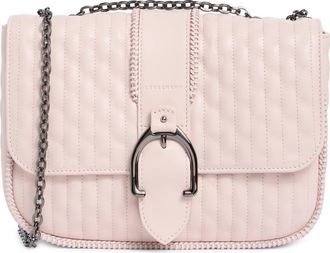 Longchamp Amazone Small Quilted Leather Crossbody Bag in Pale Pink at Nordstrom Rack