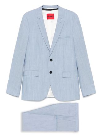 HUGO BOSS single-breasted suit - Blue