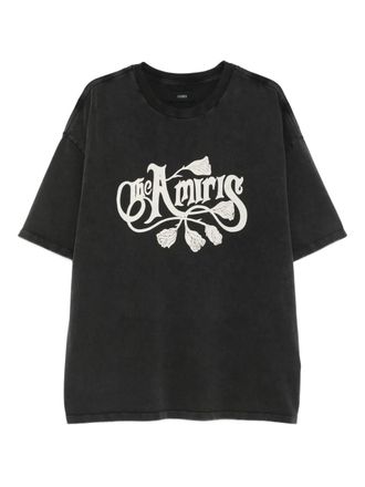 Amiri graphic-print T-shirt - men - Cotton - M - Black