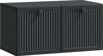 vidaXL Mueble Para Tv De Pared Negro 59,5 X 31 X 30 Cm Vidaxl
