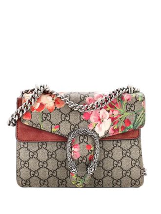Gucci Dionysus Bag Blooms Print GG Coated Canvas Mini shoulder bag - Brown