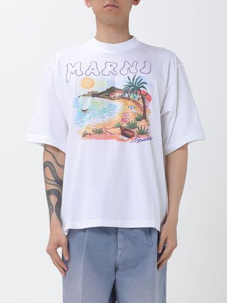 Marni T-shirt Marni in cotone con stampa grafica