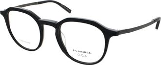 MOREL Mens 101530 Round Eyeglasses In Matte Tortoise