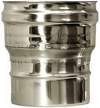 MBM Conector De Caldera Para Conducto De Humos Dn 300 Tubo De Acero Inoxidable 316