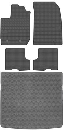 OEM Juego De Alfombrillas De Goma Para Coche Y Alfombrilla Para Maletero Para El Dacia Duster Ii Suv (2017-2024)