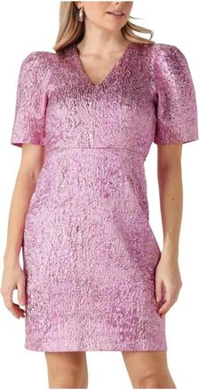 Freebird by Steven Roze Daantje Mini Jurk Charme - Dames - Feestkleedjes - Roze - S - Kleedjes