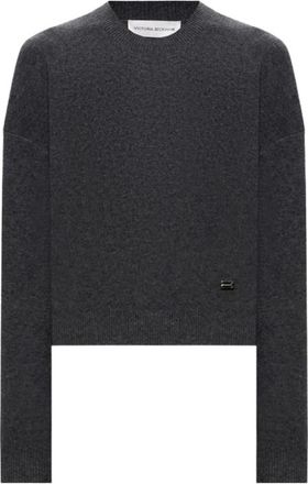 Victoria Beckham Maglione girocollo - - Knitwear - Donna - Grigio - L