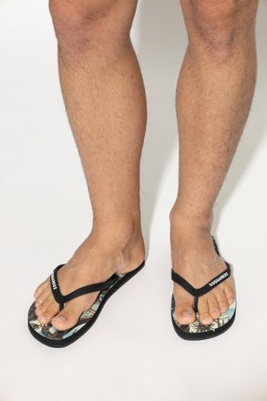 Dsquared2 Logo Slides, Mens, Black