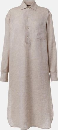 Loro Piana Abito chemisier Lora in lino