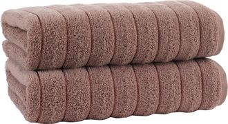 Brooks Brothers Vague 2-Pack Bath Towel Set in Beige at Nordstrom Rack, Size 2 Piece Set (Hand Towels)