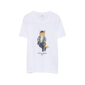Maison Kitsun&eacute; Weekend Fox Graphic-print T-shirt