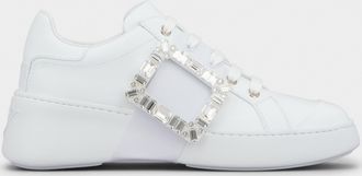 Roger Vivier Viv Skate Sneakers in leather