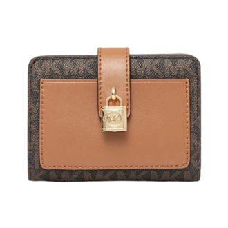 Michael Kors Wallets & Cardholders, male, Brown, Size: ONE SIZE Small Wallet