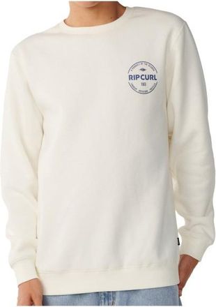 Rip Curl Staple Crew Pullover f&uuml;r Herren | wei&szlig;