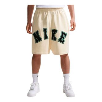 Nike Life Midweight Shorts Asia Sizing Coconut Milk Black IF2236-113