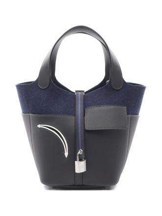 Hermès 2024 Picotan Lock PM Go Team tote bag - Black