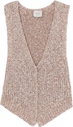 Alysi Canotta con scollo a V - Toni neutri