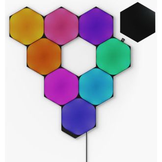 Nanoleaf Shapes Limited Edition Ultra Black Hexagons Smarter Kit in Multicolor at Nordstrom