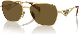 Prada Dames, Accessoires, Geel, Maat: 59 MM