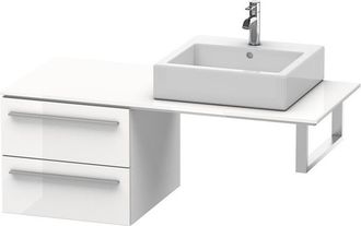 Duravit Duravit X-large Armario Base Para Consola 6723, 2 Cajones, 500mm, Color (frente/cuerpo): Roble Oscuro Cepillado Chapa De Madera Aut&eacute;ntica - Xl67230727
