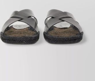 Castaner cross strap espadrille flat sandal