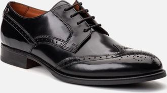 base Mens Bell Brogue Mens Shoes - Black - Size: 12