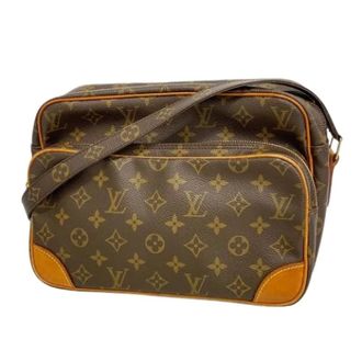 Louis Vuitton Pre-owned Cross Body Bags, female, Brown, Size: ONE SIZE Pre-owned Vintage Canvas Shoulder Bag