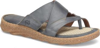 Born Sorja Sport BR0056634 Sandals Womens Navy Leather Slip On RHS8256