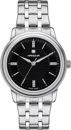 Hanowa Emilia Quartz Crystal Black Dial Ladies Watch 16-7087.04.007