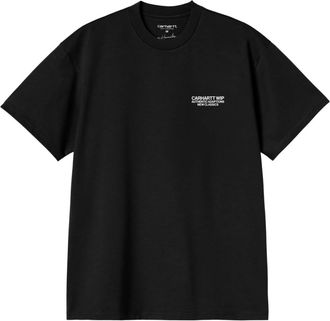 Carhartt Work in Progress Tops, Heren, Zwart, M, S/S Sean Hamilton 03 T-Shirt
