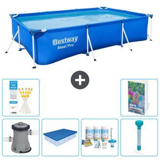 Bestway Piscina Bestway Steel Pro Rectangular - 300x201x66 Cm - 7-piezas S226