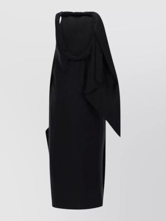 Loulou Studio draped midi dress one shoulder design