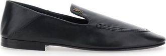 Saint Laurent Black Leather Alain Loafers