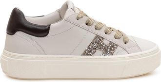 Hogan Sneakers - Dames - Sneakers - Beige - 37 1/2 EU - Leer - Schoenen