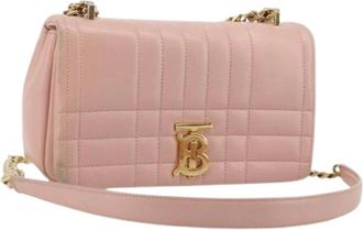 Burberry Pre-owned Cross Body Bags, female, Pink, Size: ONE SIZE Pre-owned Vintage Shoulder Bag