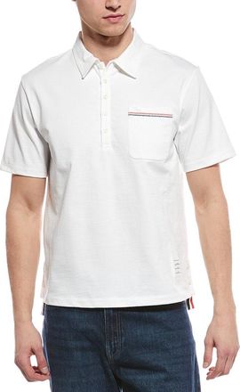 Thom Browne Jersey Oversized Polo Shirt