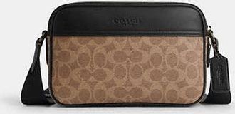 Coach Mens Graham Crossbody Bag in Signature Canvas | PVC