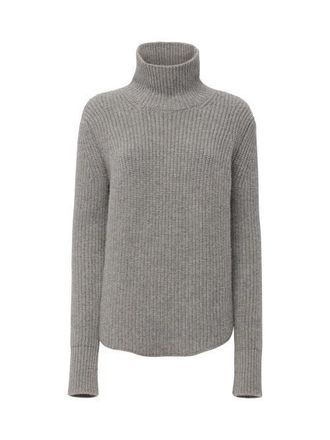 C&acirc;llas Milano Barrie Ribbed Turtleneck in Grey at Nordstrom, Size X-Large It