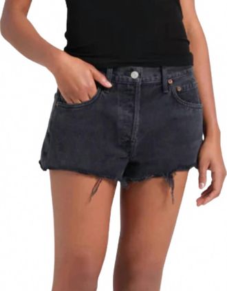 A Gold E Parker Vintage Jean Shorts In Record/black